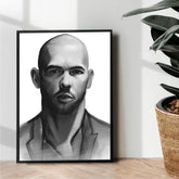 Classic Andrew tate top G B&W aesthetic - wall art